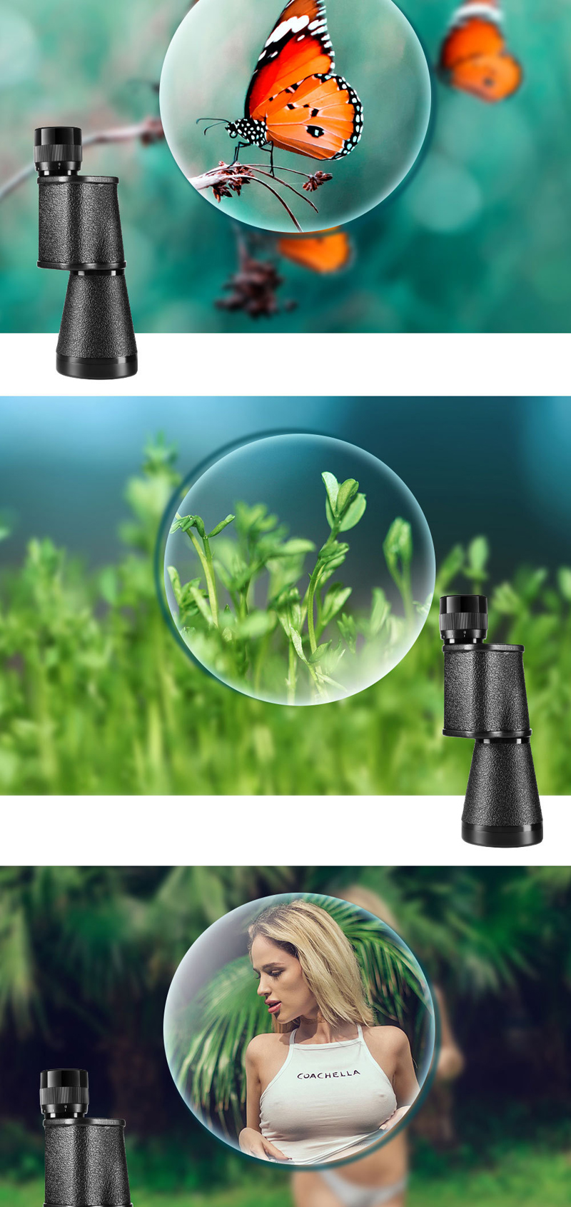Chính hãng Nga Bergos kim loại đầy đủ 12X45 tầm nhìn ban đêm độ sáng cao độ sáng thấp 8,10 lần - Kính viễn vọng / Kính / Kính ngoài trời ống nhòm giá rẻ