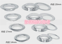 Metal silver pure copper aluminum buckle aluminum air eye tarpaulin buckle large corns atmospheric eye canopy ring round advertising buttonholes 50 sets