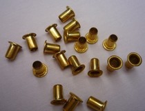 Hollow copper rivets Φ4Φ5Φ6 Pure copper hollow rivets M4M5 copper eyelet buttons Through-hole rivets 100 pieces