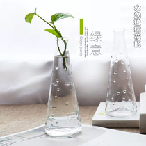 Rain Drop Points Clear Glass Vases Bouquet Flower Bouquet Moon Season Paper Flower Aperitiers Floral Floral