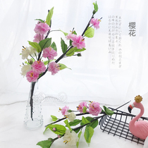 Cherry Blossom DIY Learning Materials Bag Paper Art Paper Flower Suit Emulation Floral Hand Kit can be made 6 branches