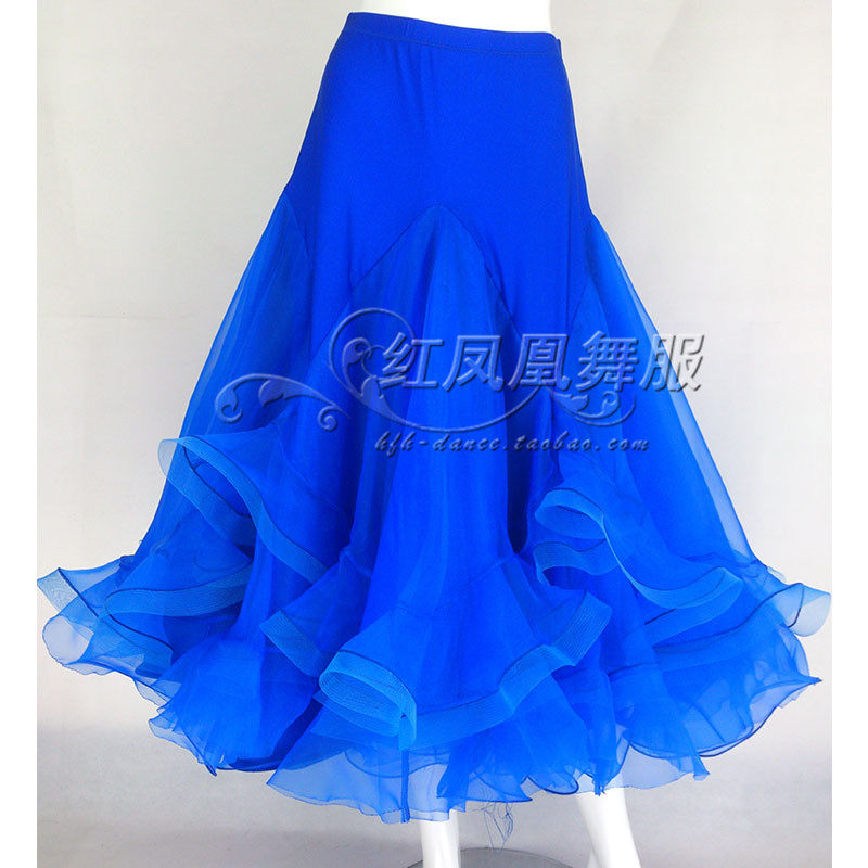 Professional set to make new Morden dance dress Morden practice Dress National Standard Dance Dress National Standard Practice Skirt LBR11-Taobao