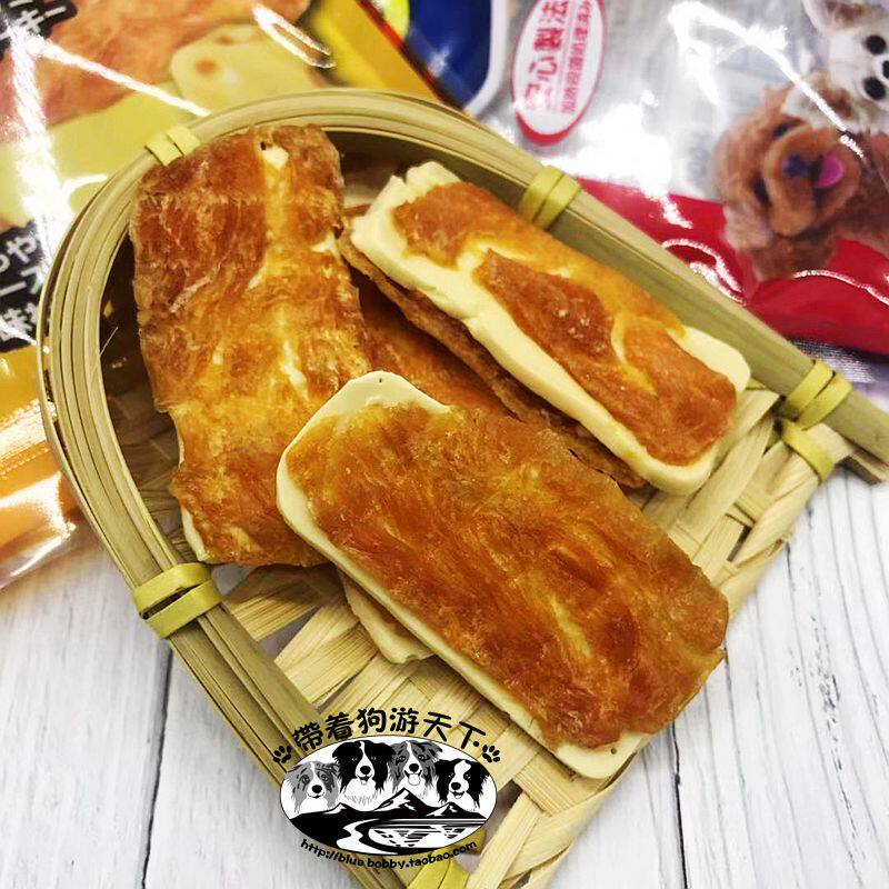 Japanese Sunrise Sheng Laizhi Dog Reward Training Snack Cheese Chicken Milk Chicken Sandwich Crisp 12 Pieces