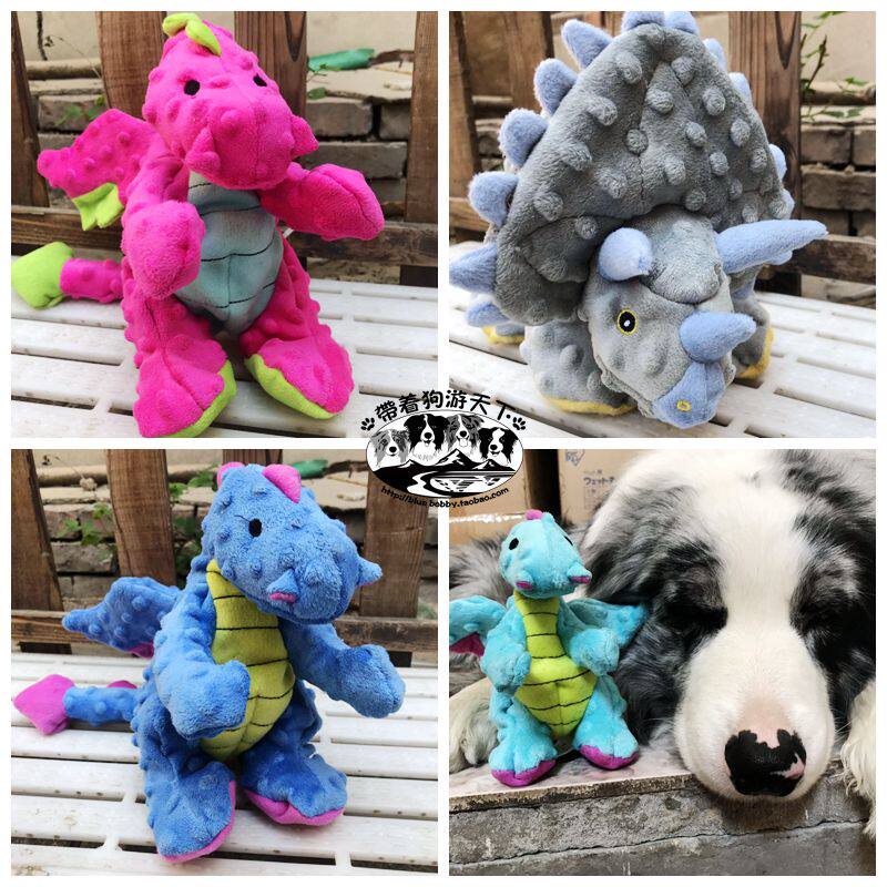 Foreign Trade Outlet Raw Single Plush Sounding Flying Dragon Pet Pooch Toy Variety Optional Small And Medium Dog Puppies Toy