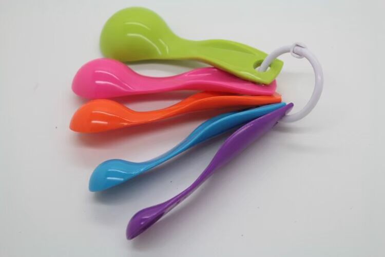 Làm vườn Xuân màu làm vườn scoop đo bột bột lỏng hạt định lượng muỗng 5 1 bộ của phân bón thuốc bình tưới cây cảnh