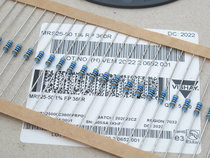 10 pcs VISHAY-BC 360R resistor MRS25 1% copper foot metal film MRS25000C3600FRP00