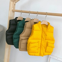Chen Chen Ma Quần áo trẻ em Quần áo mùa thu và mùa đông 1-2-3 tuổi Cậu bé cotton áo khoác vest hoang dã bé ấm áp sỉ quần áo trẻ em tận gốc