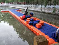 Old pontoon treatment Second-hand pontoon sale Pontoon floating platform 2000 square meters sale clearance motorboat tour