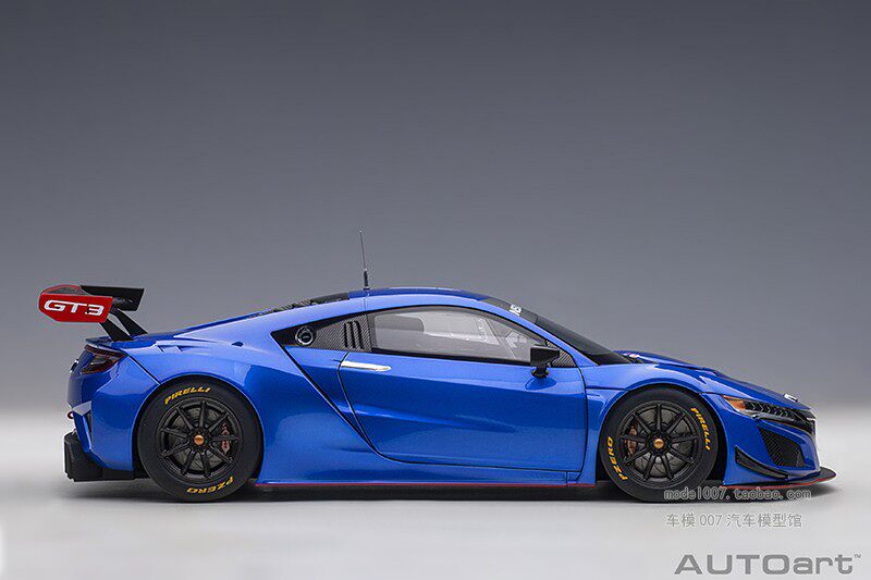 Модель машины autoart/奥拓 1/18 本田nsx honda nsx gt3 2018 汽车模型