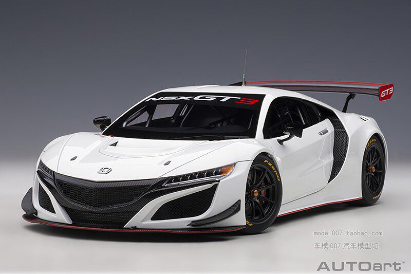 Модель машины autoart/奥拓 1/18 本田nsx honda nsx gt3 2018 汽车模型