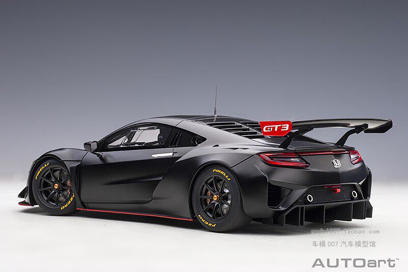 Модель машины autoart/奥拓 1/18 本田nsx honda nsx gt3 2018 汽车模型