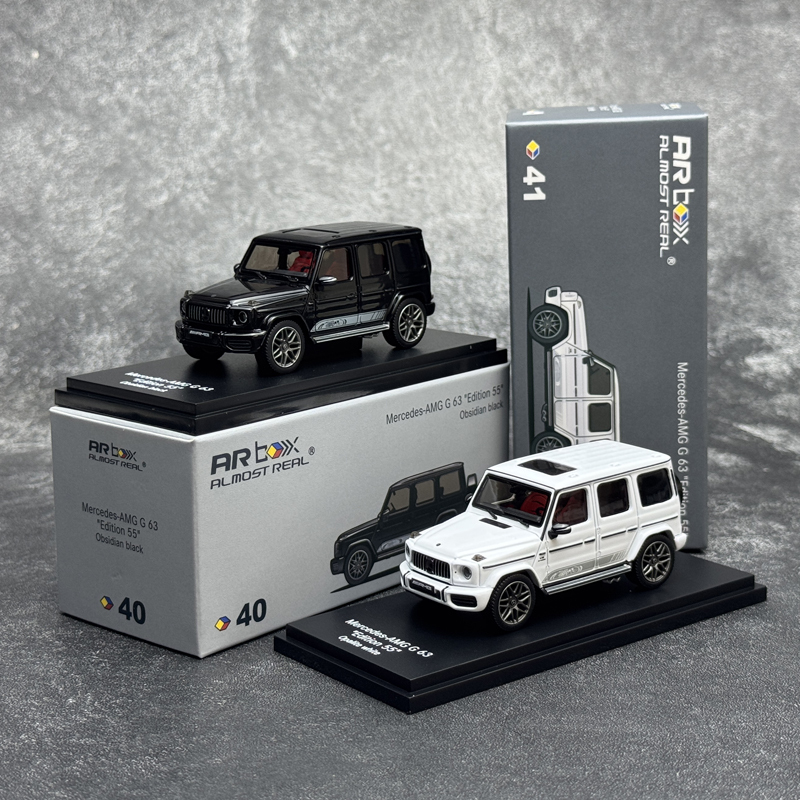 Ar Box 1:64 Mercedes-Benz Amg G63 55Th Anniversary 2022 Model Big g Alloy Car Model