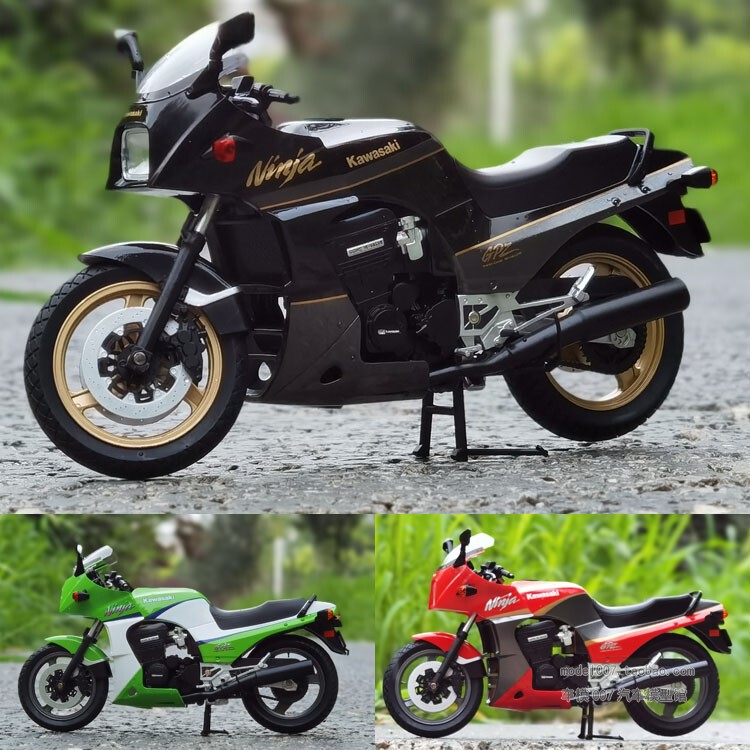 Qingdao Society 1:12 Kawasaki Ninja Gpz900R Motorcycle Model Collection Gift Ornament