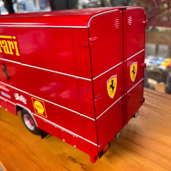 Cmr 1/18 Ferrari Transporter Ferrari Fiat 150 Alloy Transport Racing Car Model