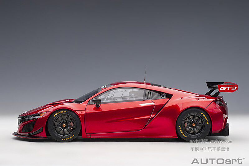 Модель машины autoart/奥拓 1/18 本田nsx honda nsx gt3 2018 汽车模型