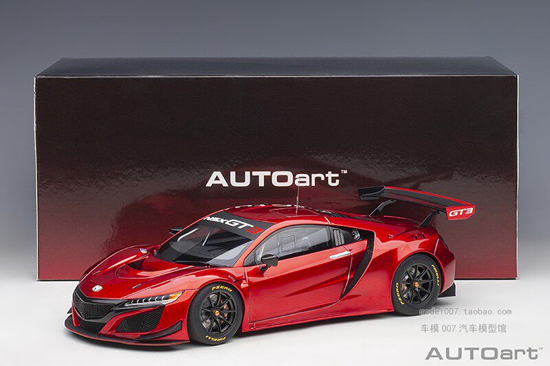 Модель машины autoart/奥拓 1/18 本田nsx honda nsx gt3 2018 汽车模型