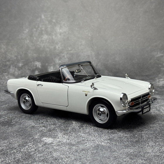Autoart 1:18 Honda S800 Convertible Sports Car Honda Alloy Car Model