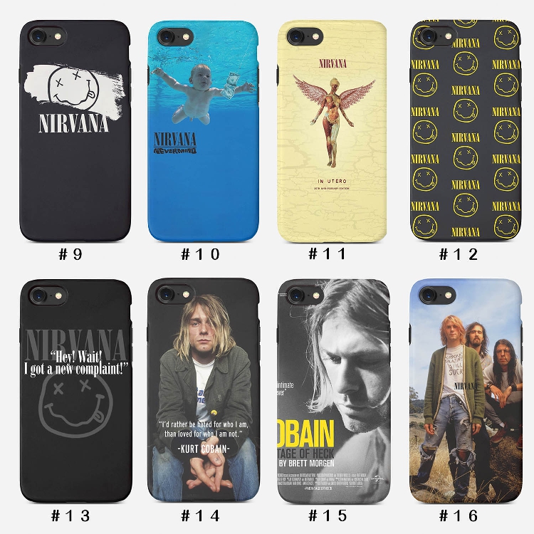 Nirvana Đá Nirvana iPhonex Apple 8Plus Mobile Shell 7 Kurt Cobain - Phụ kiện điện thoại di động ốp lưng redmi 9a