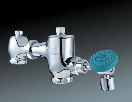 CW Tide Bay Full Copper Flushing Water Flushing valve Stool Squatting Pan Foot-operated Time-lapse Flushing Cleaner Valve B-04