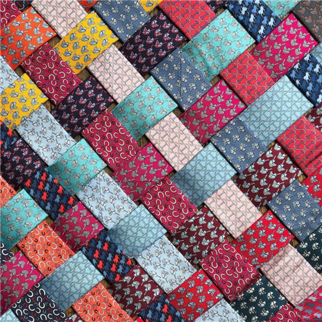 (Spot attached box) Hermes Love Massee men are loading classic genuine silk 8cm tie with box silk ribbon