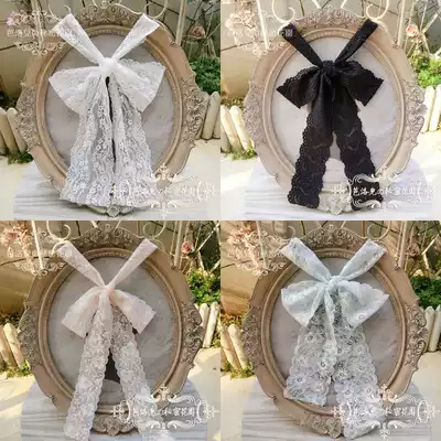 Korean handmade full lace dress underwear bra non-slip adjustable wide buckle hanging neck shoulder strap jjj001