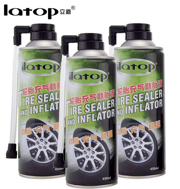 Stand-up automatic inflatable tyre liquid car Mormon electric car Vacuum Tire tyre Tire Emergency Tyre 650ml