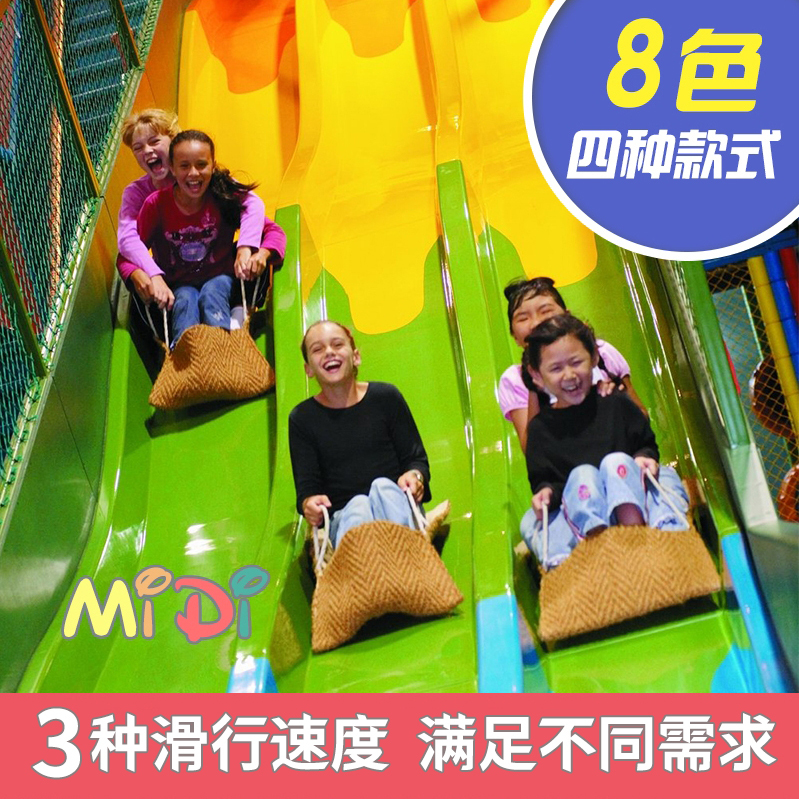 Children and Adults Protective Sliding Mat Fiberglass Stainless Steel Devil Rainbow Slide Canvas Naughty Castle