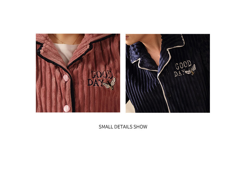 [Pre-sale] Bộ đồ ngủ Qingtong phù hợp với nam và nữ mùa thu đông pijama nữ
