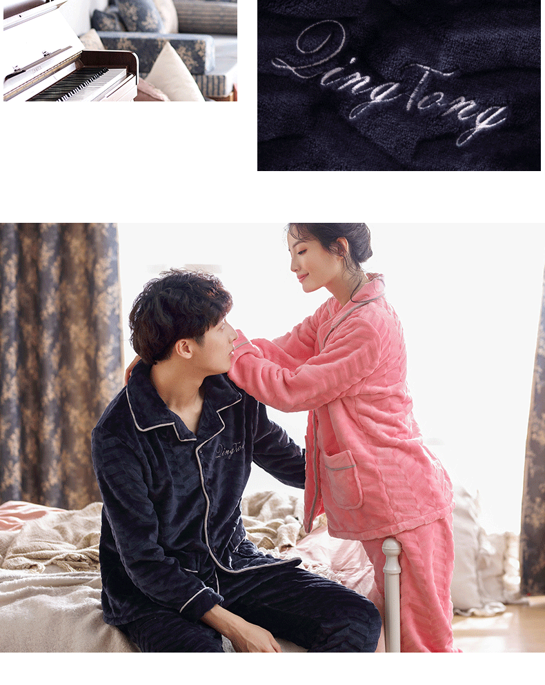 Pyjama mixte en Polyester Polyester  à manches longues - Ref 3004858 Image 7