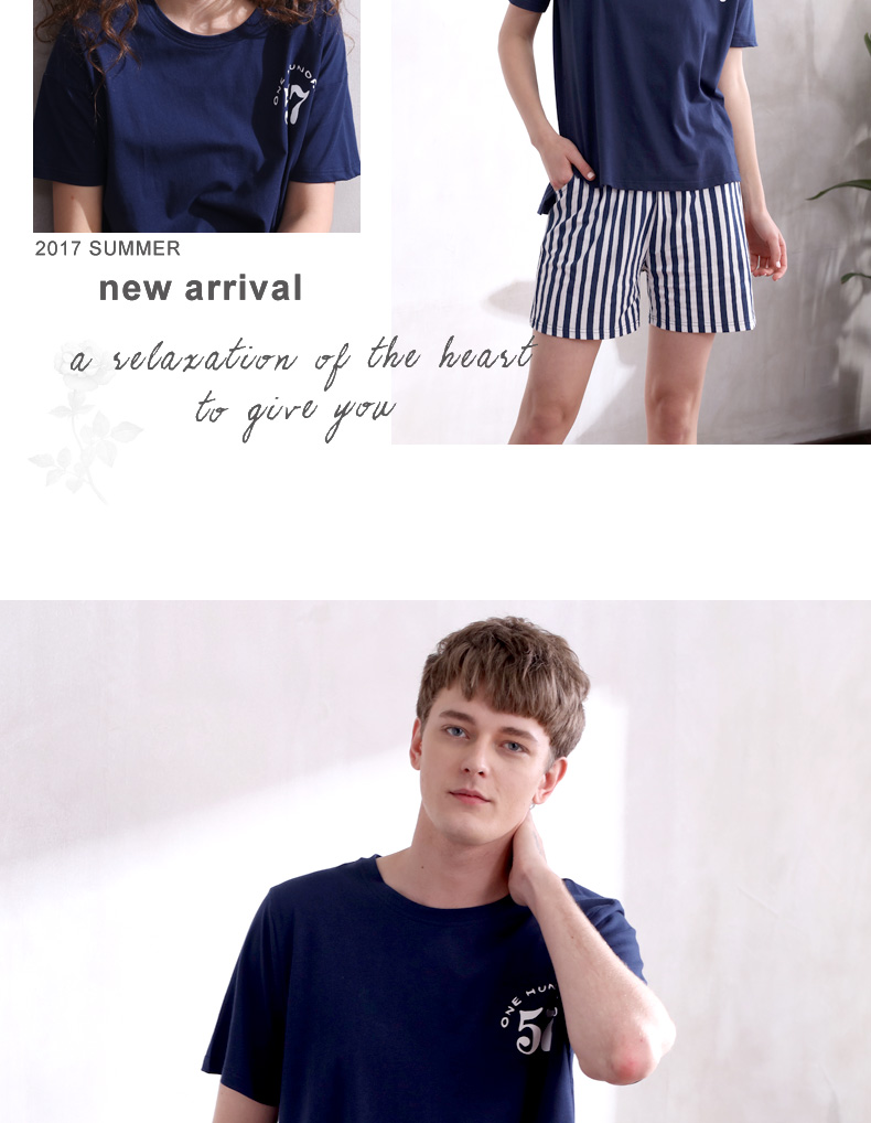 Pyjama mixte en Coton à manche courte - Ref 3004869 Image 16