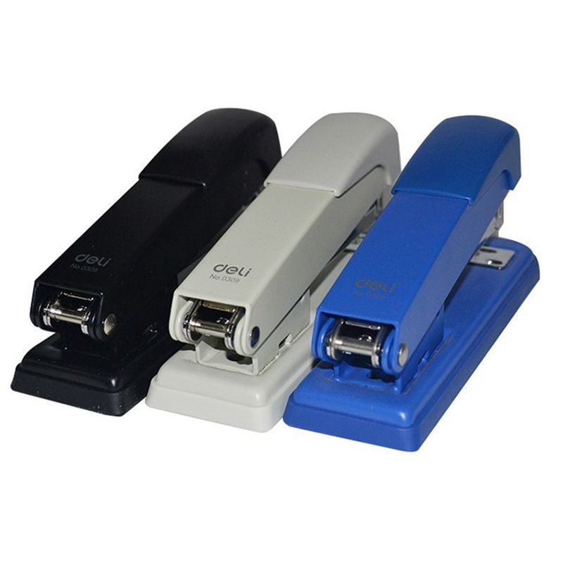 Deli stationery 0309 stapler No 12 needle stapler binding machine Office supplies stapler nail 25 pages