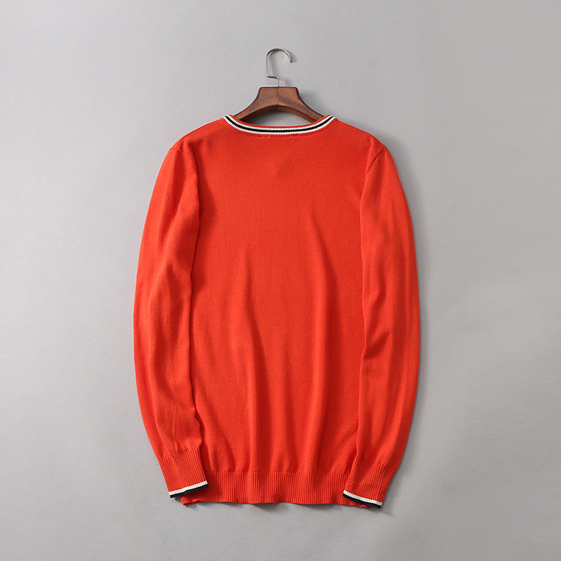 51SHOP Áo len nam cổ chữ V giản dị cho nam áo len dài tay mùa xuân và mùa thu mẫu áo len cotton - Kéo qua shop đồ nam