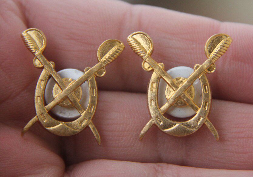 Su Jun original goods Soviet cavalry collar symbol collar KGB KGB