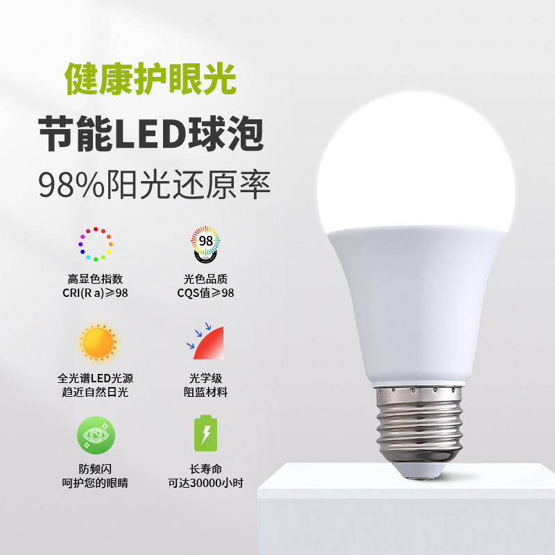 Platinum Appendix Lights Fort New Eye Care Special Led Energy Saving Efficient Light Bulb Low Blue Light E27 Threaded Home Light Source Lamps-Taobao