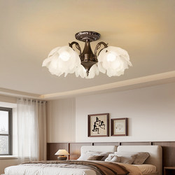 Medieval Atmosphere Ceiling Lamp Style High-End Room Lamps American Retro Pastoral Country Personalized Bedroom Lamps