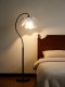 Pleated Flower Floor Lamp with Trendy Design and Artistic Ambiance, High Aesthetic Decorative Lamp for Living Room Sofa Corner