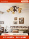 Vintage Ceiling Lamp Glass Melard American Retro Country Style Hall Lamp Designer High-End Bedroom Lamp