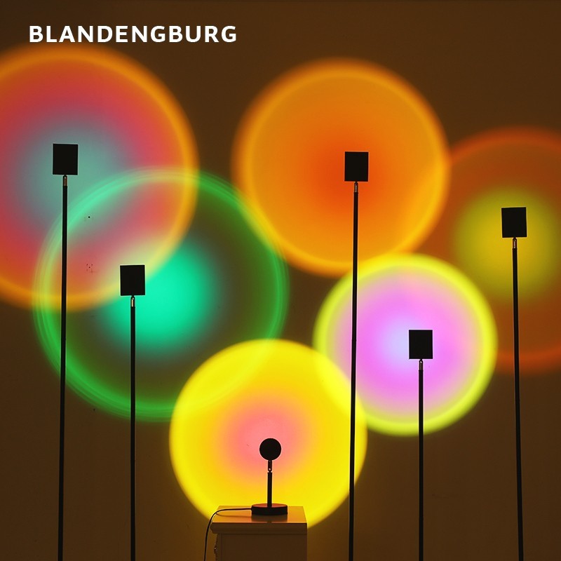 Platinum Appendix Light Castle Sunset Light Brief Rainbow Projection Bedroom Atmosphere Light Book Room Living Room Sofa Day Without Falling Lights 