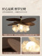 Petal Chandelier, American Retro Dining Room Lamp, Song-Style Aesthetic, Raffia Flower Designer, French Flower Dining Room Lighting Fixtures