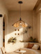 Restaurant Chandelier Japanese Wabi-Sabi Style Creative Dining Table Lighting New Petal Shape Design Art Bar Counter Decorative Lamp