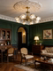 Flower Chandelier, American Retro Simple Living Room Lamp, Pastoral Light Luxury, High-End, Warm and Romantic Petal Hall Lighting