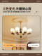 Chandelier for Living Room 2026 New Model American Mid-Century Main Light Magic Bean French Retro Dining Room South Asian Walnut Living Room Lighting Fixtures