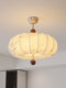 Pumpkin Solid Wood Chandelier, French Mid-Century Style, High-End Atmosphere Room Lamp, 2026 New Creative Design Bedroom Lamp