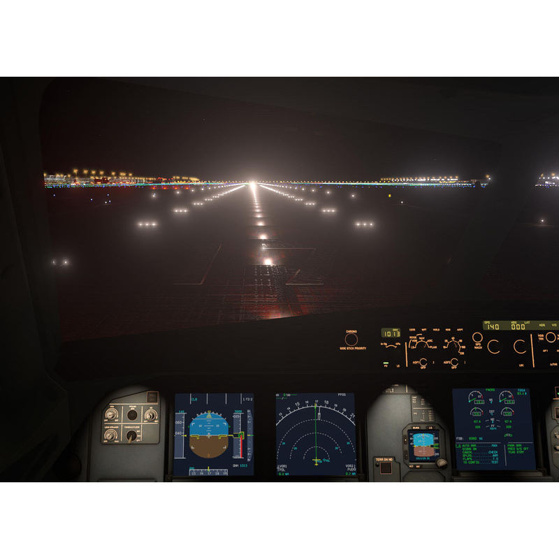 Xplane12 Flight Simulation Blah Night Scene Lighting Optimization + Lighting Enhancement Plug-In