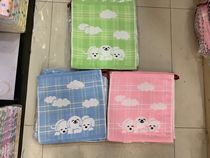 Kindergarten childrens small towel square towel cotton saliva towel towel towel towel 30X30CM face towel