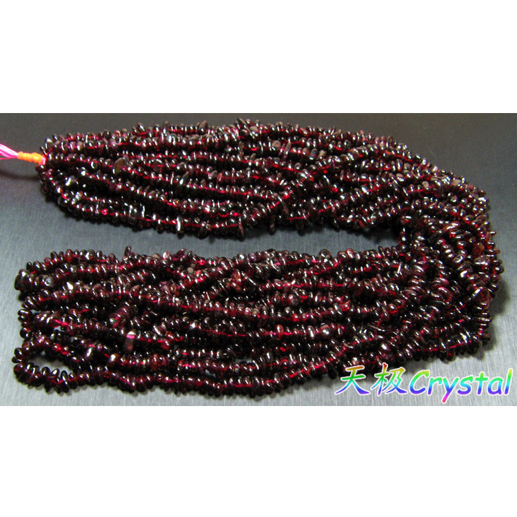 Exquisite Natural Burgundy Garnet Gravel~85Cm Long~Crystal Gravel with Holes~Diy Bracelet Necklace Exquisite Natural Burgundy Garnet Gravel~85Cm Long~Crystal Gravel with Holes~Diy Bracelet Necklace