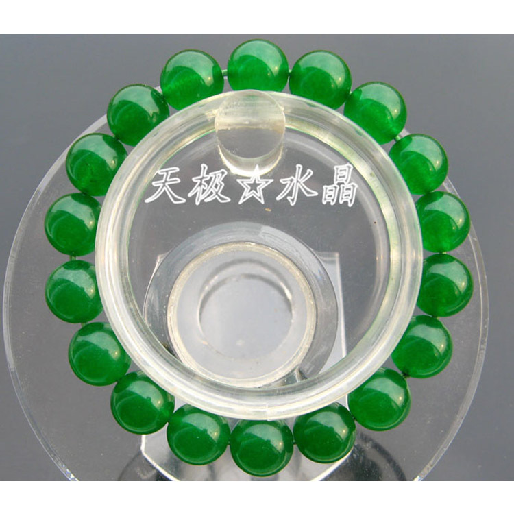 [Tianji Crystal] Exquisite Natural Green Chalcedony Bracelet~Complete Specifications