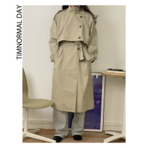 The two pieces of authentic Li Yus store are multiple wearing wind coat L21152