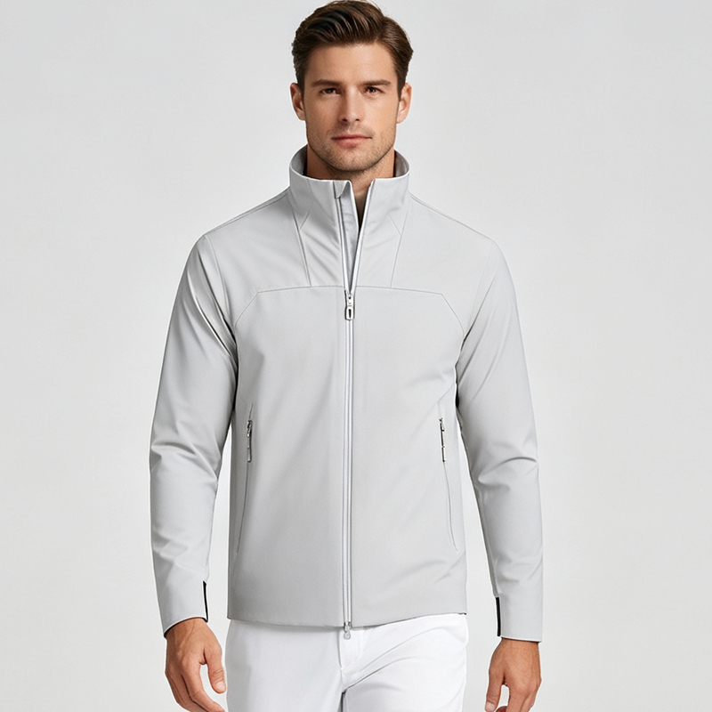 Autumn and Winter Golf Jacket for Men, Waterproof, Windproof, Warm, Sports Windbreaker, Golf Windbreaker, Men's Soft Shell Jacket