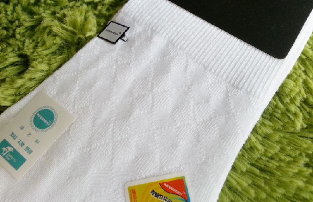 Vần xanh RESGREENsocks khử mùi sợi tre loại bỏ tất hôi chân vớ nam kinh doanh mỏng LE131903 vớ adidas